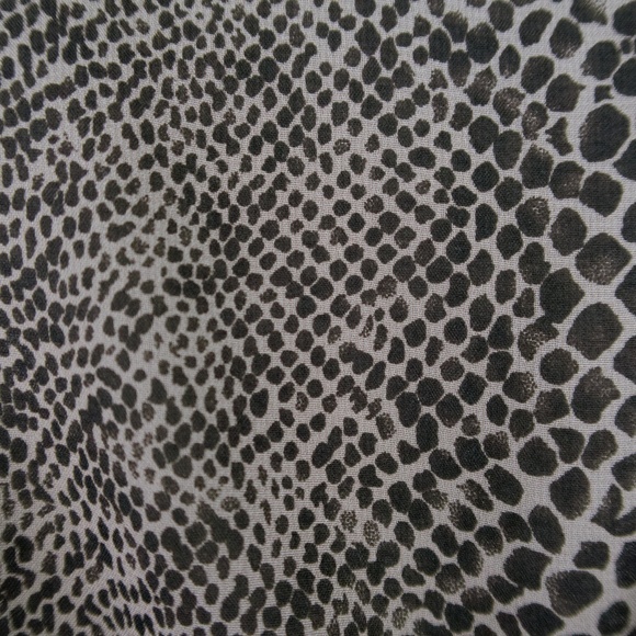 TOPSHOP - Brown Python Drapery Dress - Picture 5 of 8